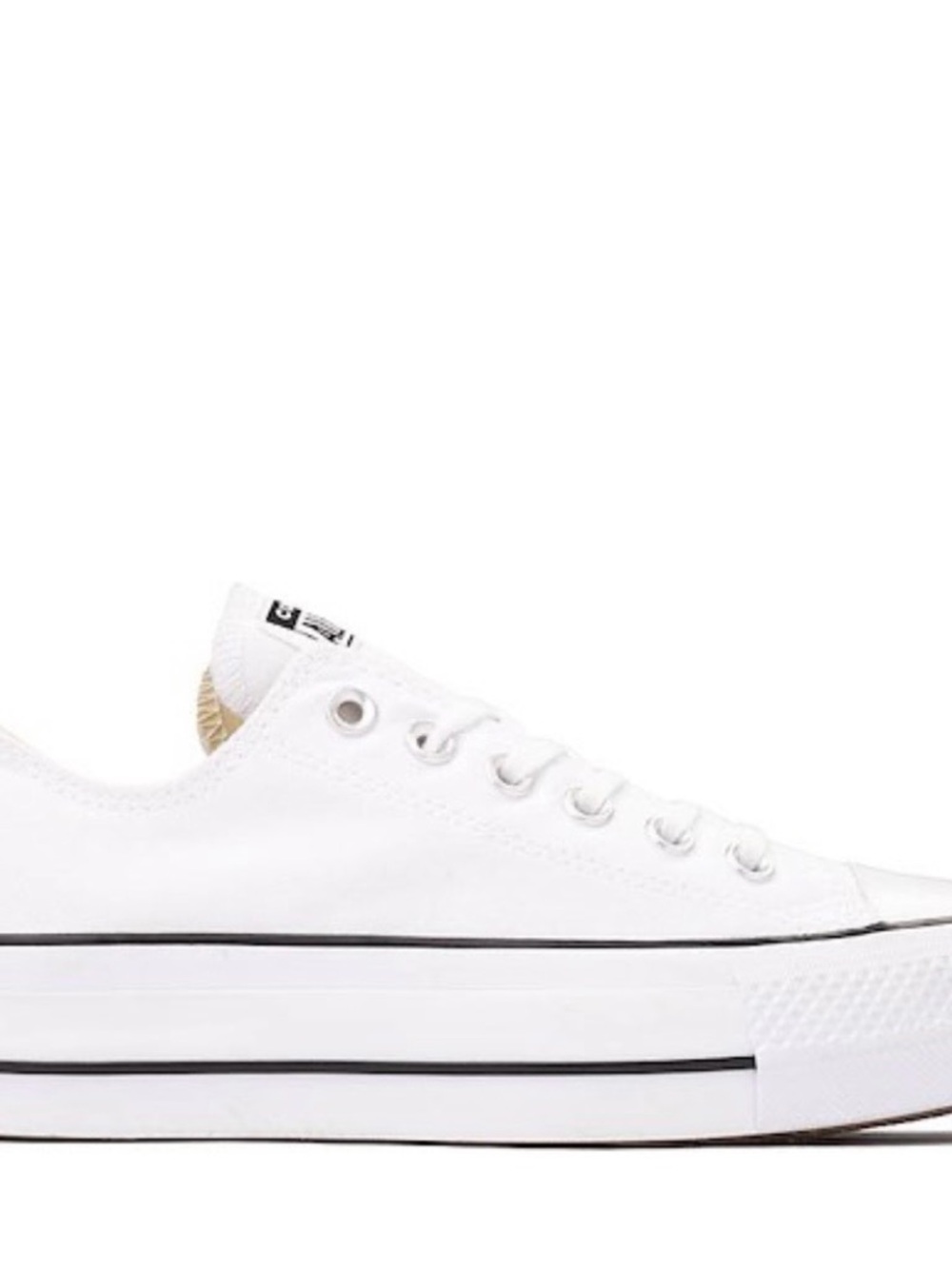 Classic White Low-Top Converse Sneakers - Women's